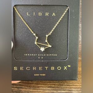 Libra SecretBox Gold Dipped Necklace